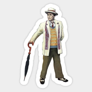 The 7th Dr Who: Sylvester McCoy Sticker